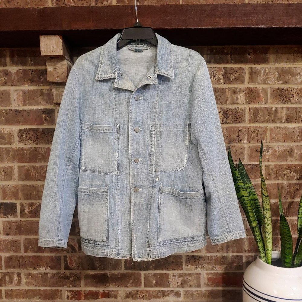 Vintage 45 RPM Original Distressed Denim Jacket